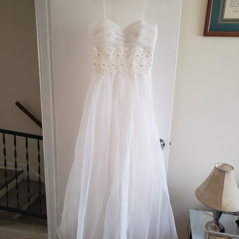 White Organza Gown